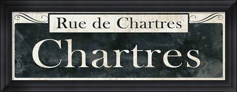 Framed French Quarter Sign IV Print