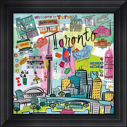 Framed Global Travel XIII Print