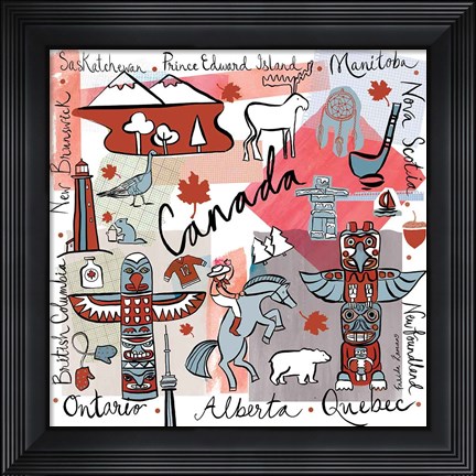 Framed Global Travel VII Print