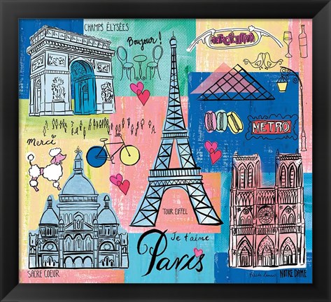 Framed Global Travel II Print