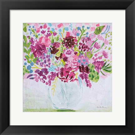 Framed Garden Fun Bright Print