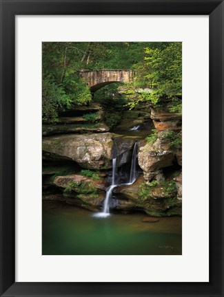 Framed Upper Falls Old Mans Cave Print