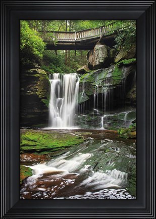 Framed Elakala Falls West I Print