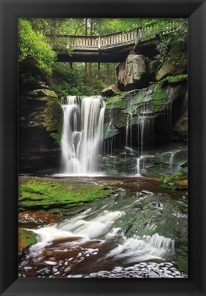 Framed Elakala Falls West I Print