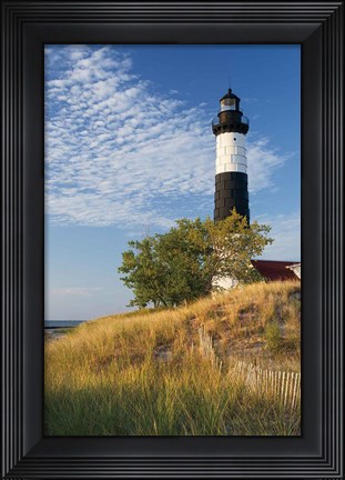 Framed Big Sable Point Lighthouse II Print
