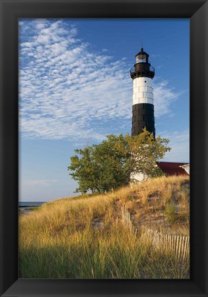 Framed Big Sable Point Lighthouse II Print