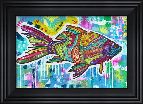 Framed Electric Goldfish Print