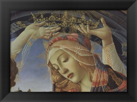 Framed Madonna of the Magnificat (detail) Print