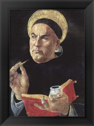 Framed St. Thomas Aquinas Print