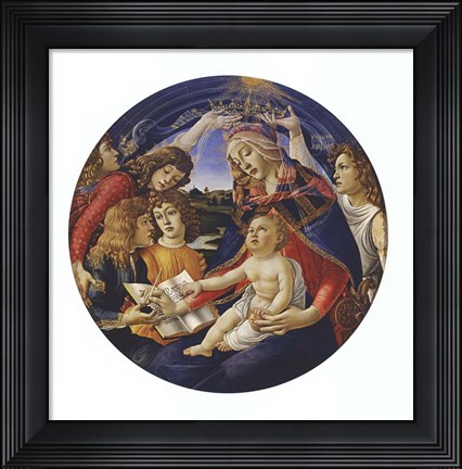 Framed Madonna of the Magnificat Print