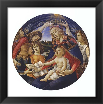 Framed Madonna of the Magnificat Print