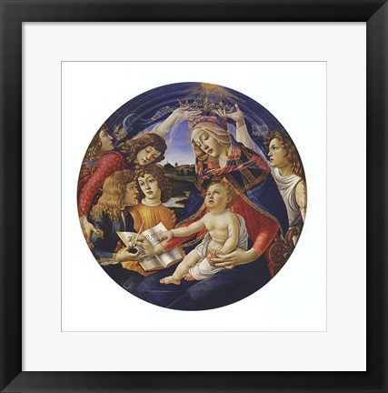 Framed Madonna of the Magnificat Print