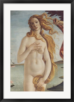 Framed Birth of Venus, Venus Print