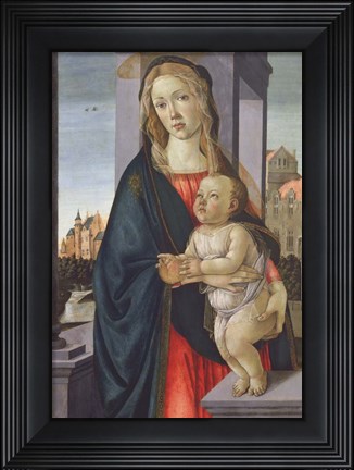 Framed Virgin and Child Print