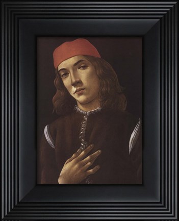 Framed Portrait of Youth Print