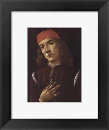 Framed Portrait of Youth Print