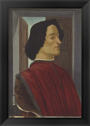 Framed Giuliano De&#39; Medici, C 1478-80 Print