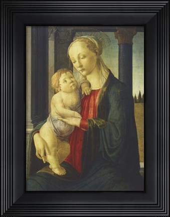 Framed Madonna and Child, 1467 Print
