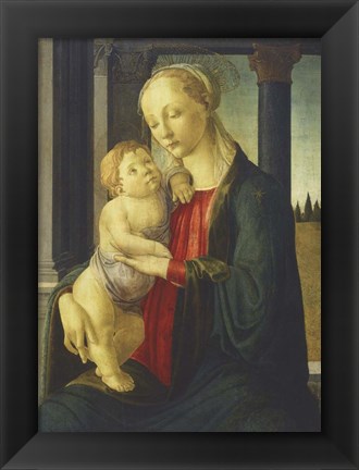 Framed Madonna and Child, 1467 Print