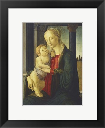 Framed Madonna and Child, 1467 Print