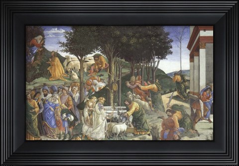 Framed Scenes from the Life of Moses Print
