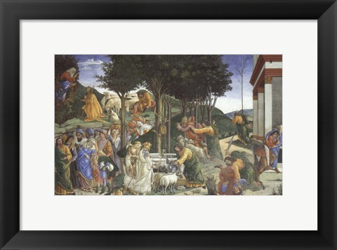 Framed Scenes from the Life of Moses Print