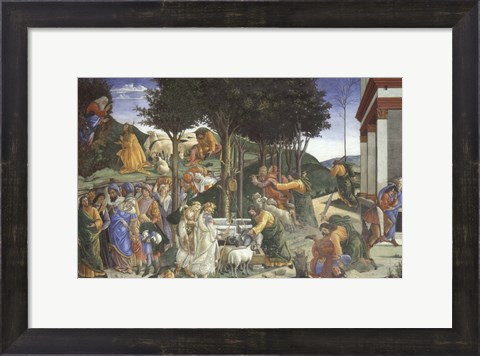 Framed Scenes from the Life of Moses Print