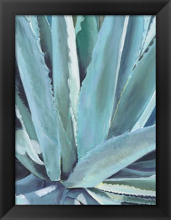 Framed Blue Agave Print