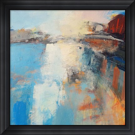 Framed Harbour Light Print