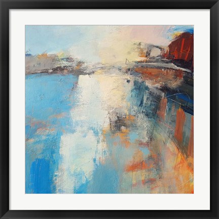 Framed Harbour Light Print