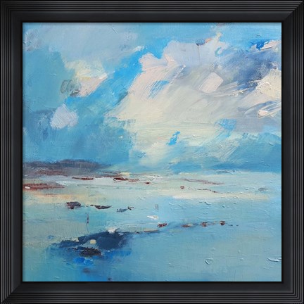 Framed Low Tide Print