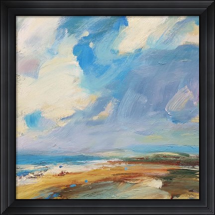 Framed Ochre Sand West Coast Print
