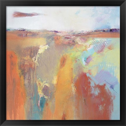 Framed Tangerine Summer Print