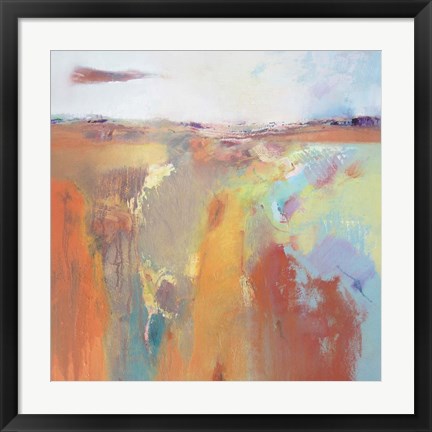 Framed Tangerine Summer Print