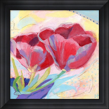 Framed Tulips No. 2 Print