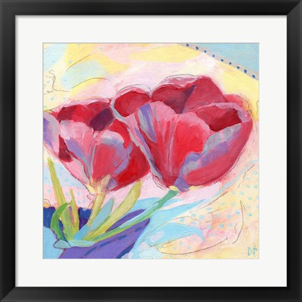 Framed Tulips No. 2 Print