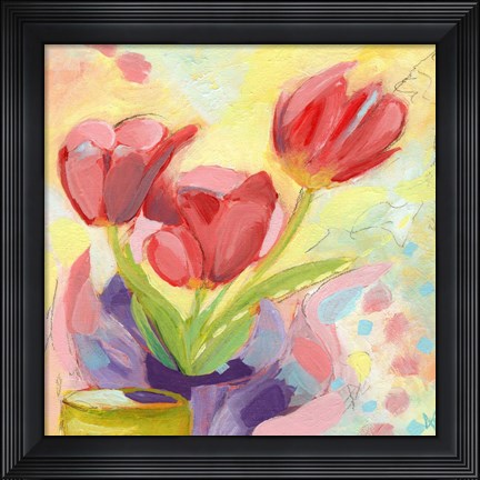 Framed Tulips No. 3 Print
