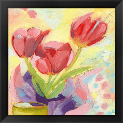 Framed Tulips No. 3 Print