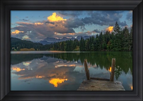 Framed Late Swim Print