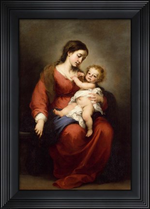 Framed Virgin and Child Print