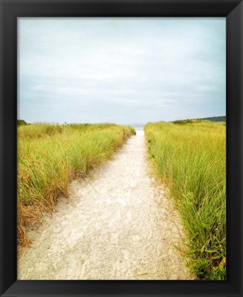 Framed Beach Trail Print