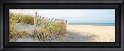Framed Sandy Neck (panorama) Print