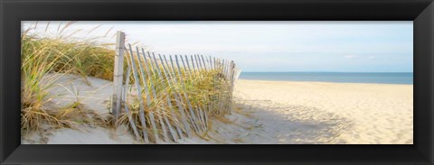 Framed Sandy Neck (panorama) Print