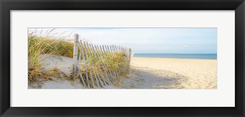 Framed Sandy Neck (panorama) Print