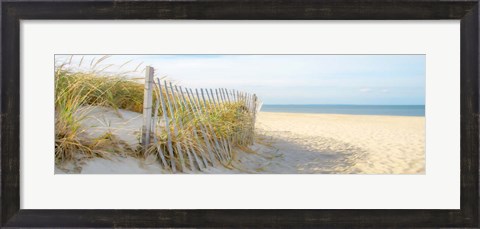 Framed Sandy Neck (panorama) Print