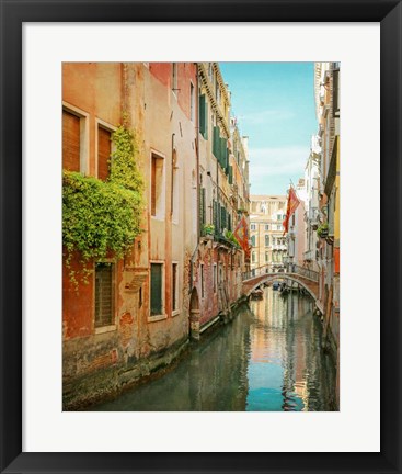 Framed Vintage Inspired Venice Print