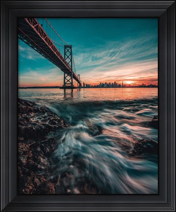 Framed Down by the Water Print