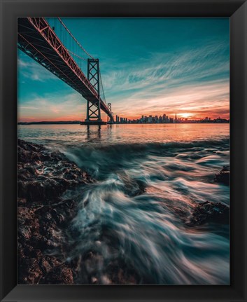 Framed Down by the Water Print