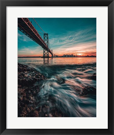 Framed Down by the Water Print