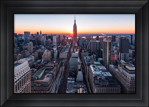 Framed Empire Sunburst Sunrise 2 Print